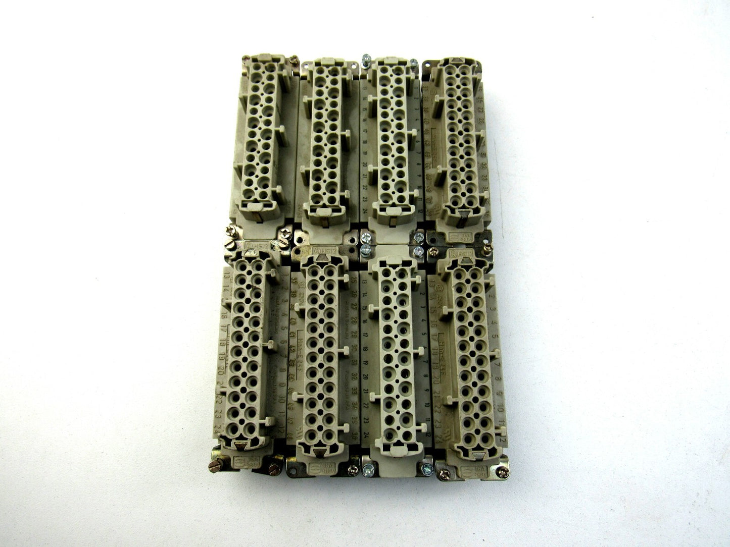 Harting han 24 E-F han 24EF FEMALE CONNECTOR  Lot of 8 New