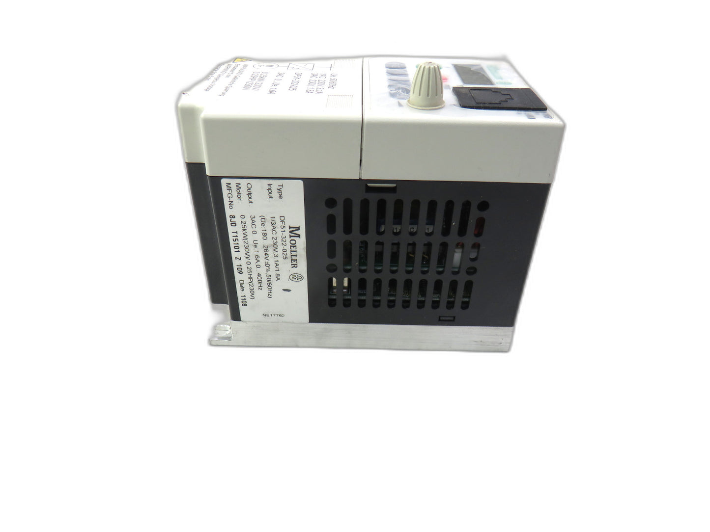 MOELLER DF51-322-025 , FREQUENCY INVERTER, 230V, 1.6A, 50/60HZ
