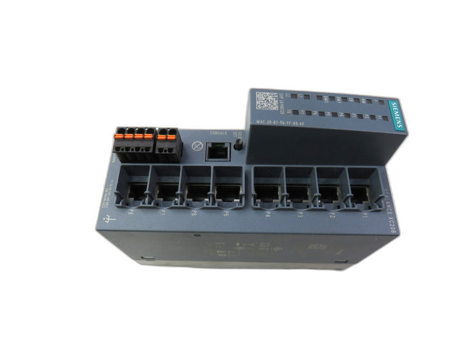 SIEMENS 6GK5208-0BA00-2AC2 SCALANCE XC208 ETHERNET SWITCH