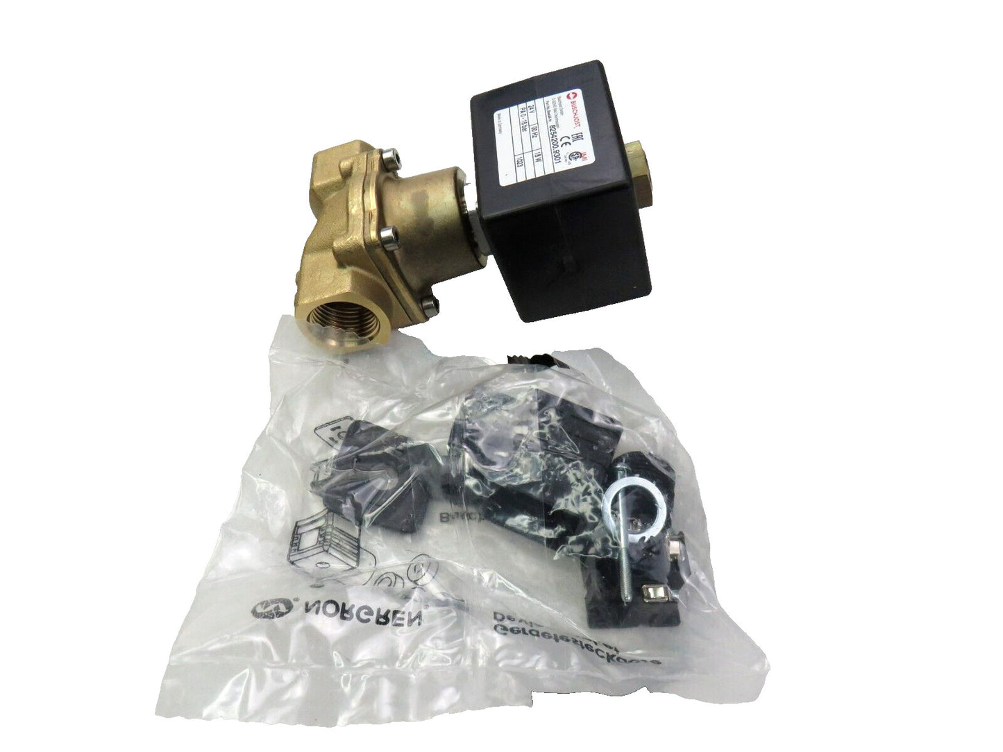 NORGREN BUSCHJOST 8254200.9301 Brass Direct Acting Solenoid Valve    New