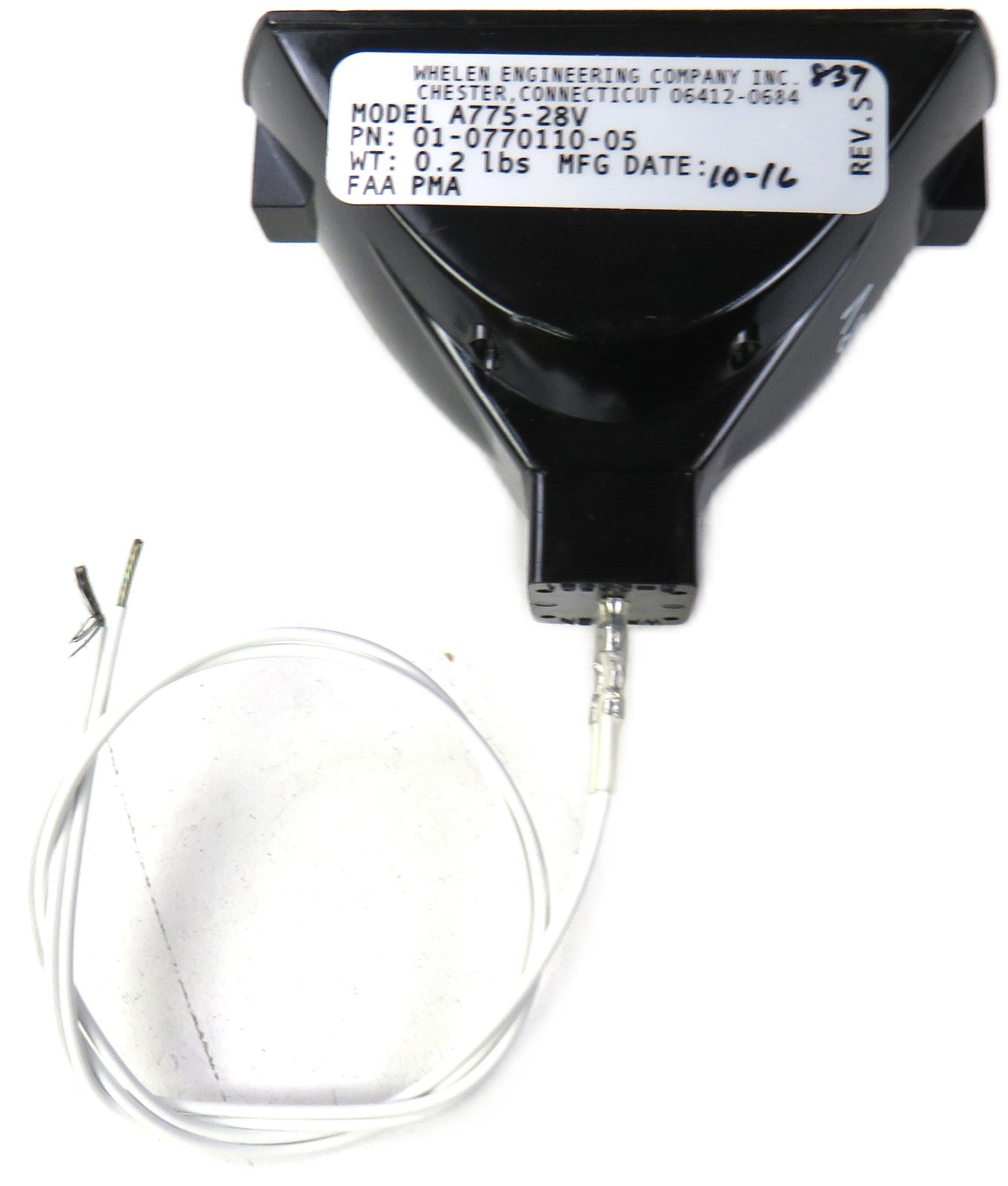 WHELEN  01-0770110-05 A775-28V    New