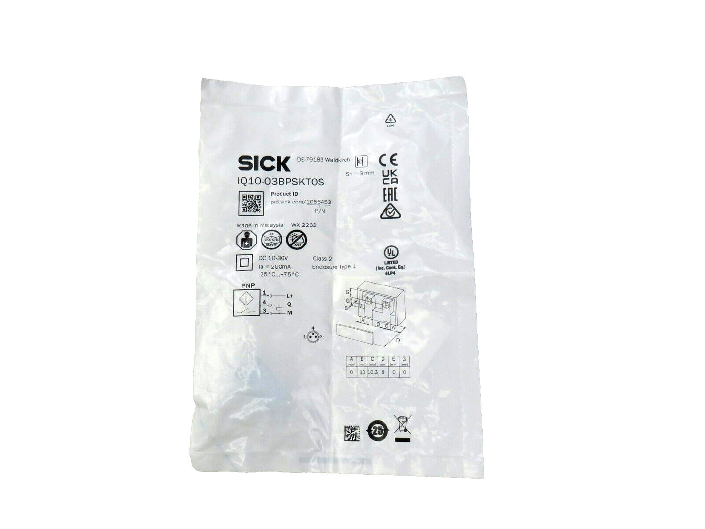 SICK IQ10-03BPSKT0S    New