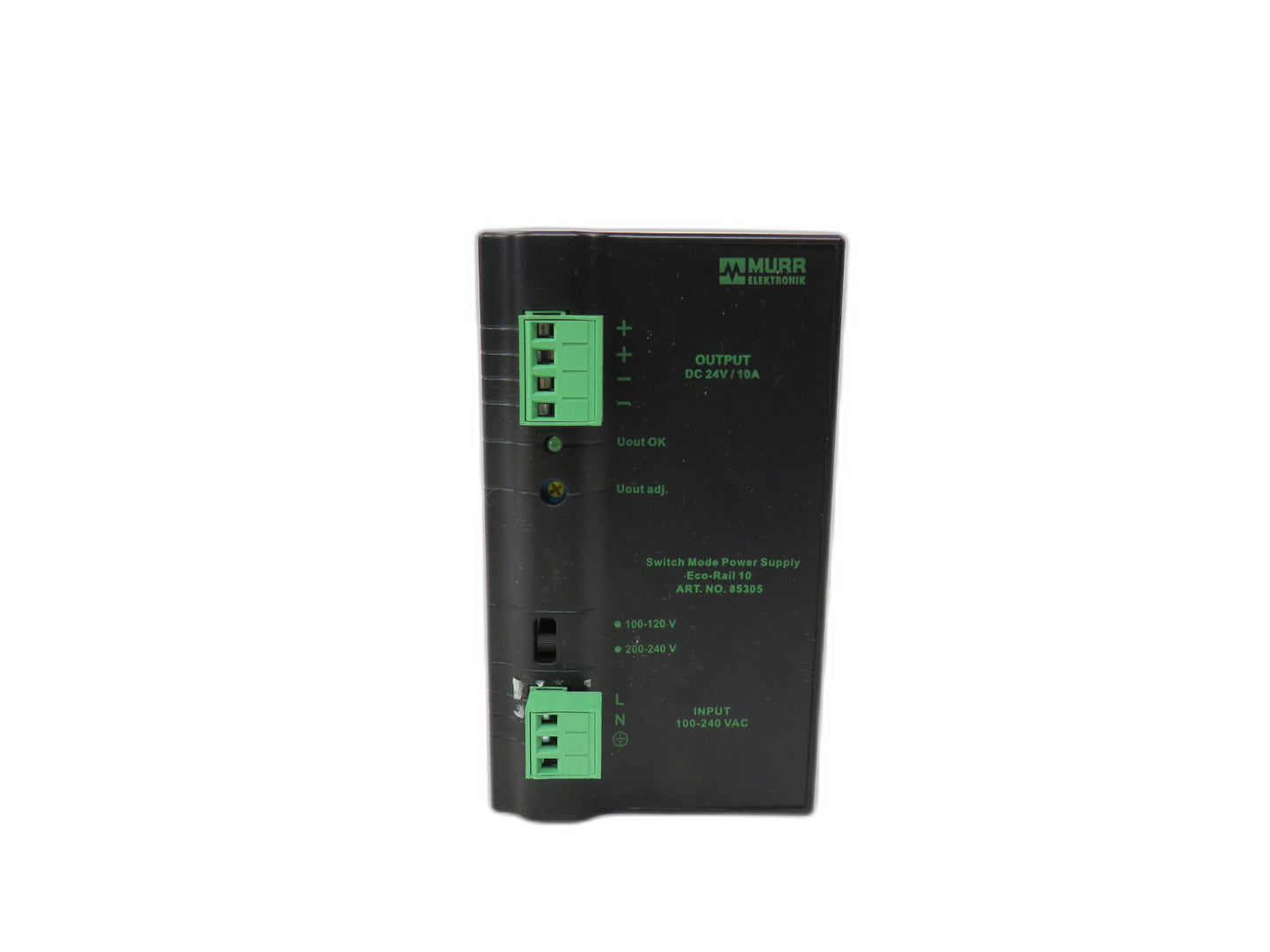 MURR ELEKTRONIK  85305  10-100-240/24 SWITCHING MODE POWER SUPPLY