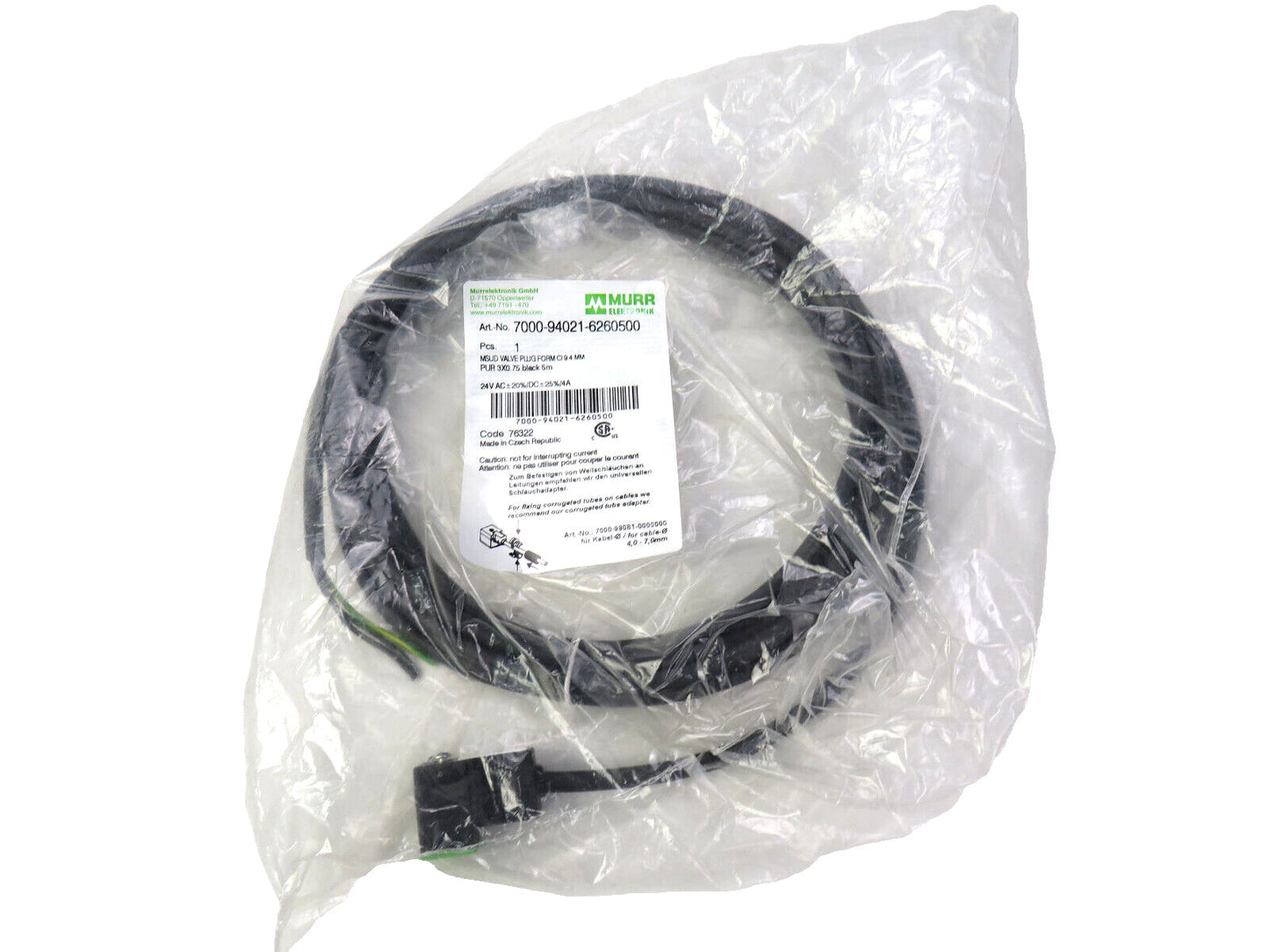 MURR ELEKTRONIK 7000-94021-6260500    New