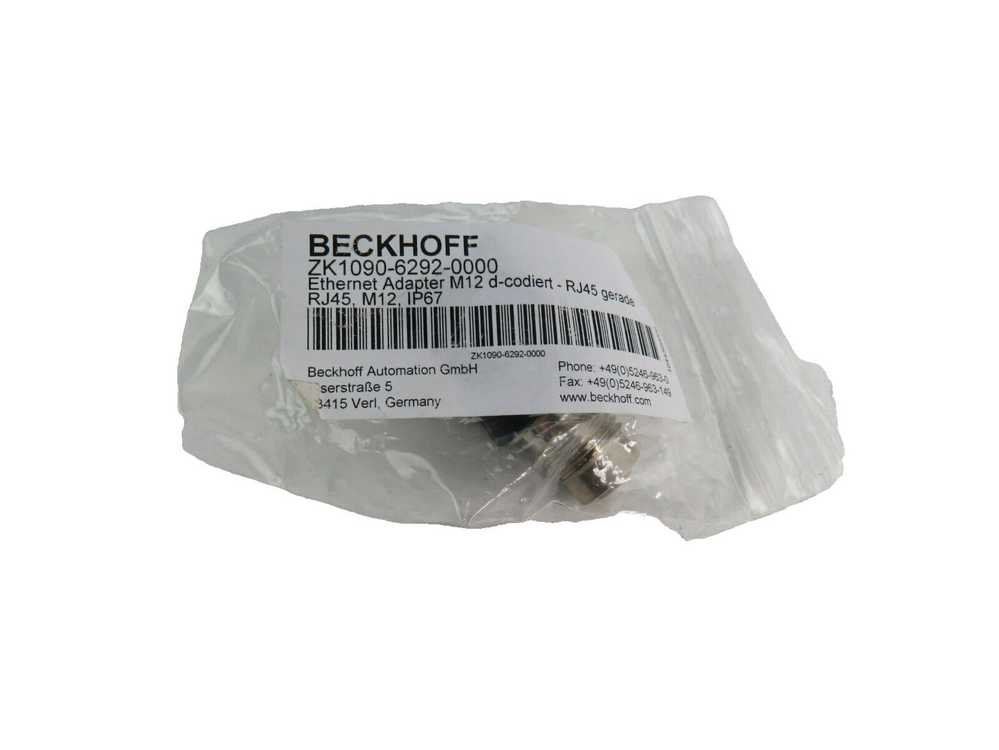 Beckhoff zk1090-6292-0000     New