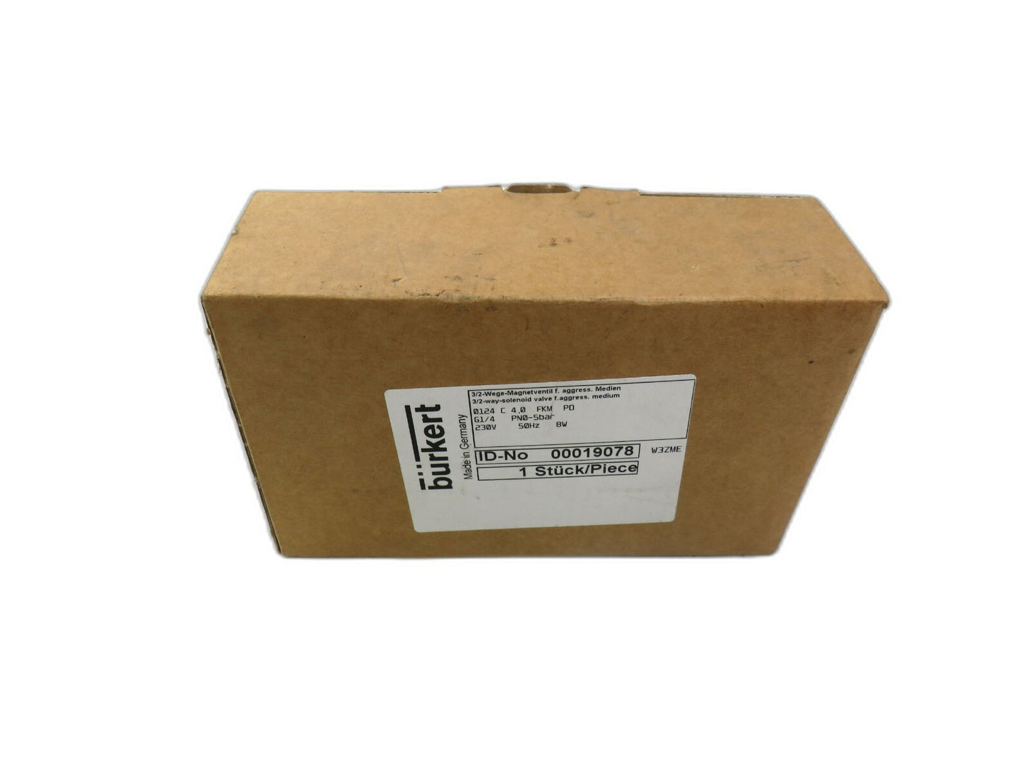 BURKERT 0124 C 4.0 FKM PD 00019078    New