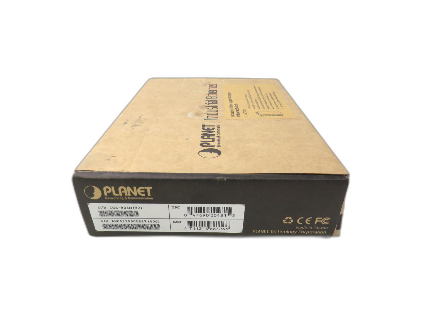 PLANET IGS-801M IGS-801M(v2) MANAGED INDUSTRIAL ETHERNET SWITCH    New