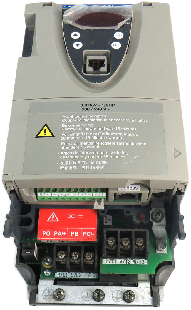 SCHNEIDER ATV71H037M3DEMO ALTIVAR 71 AC DRIVE 0.37KW 1/2HP 200/240V