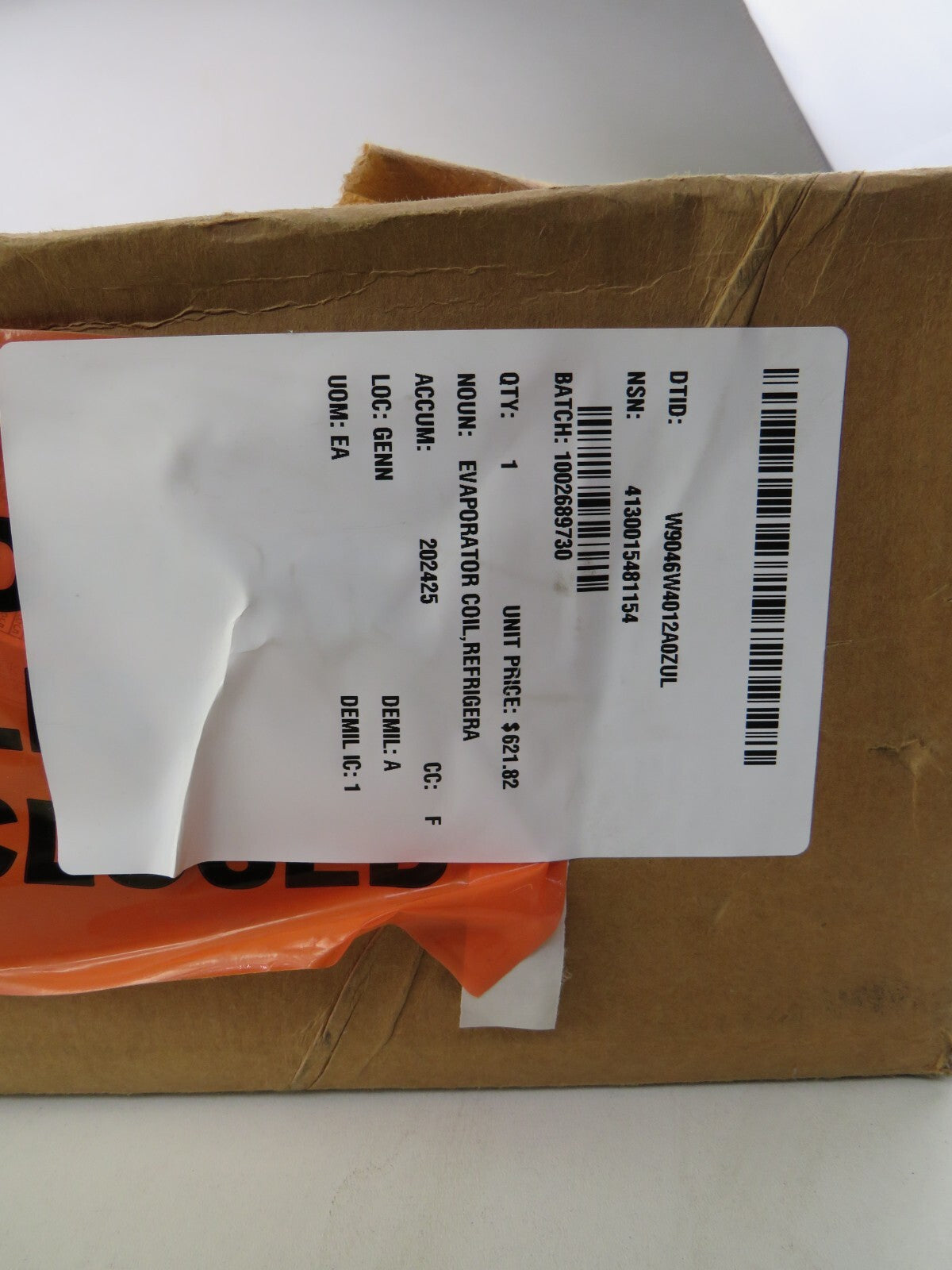 NSN 4130015481154 4220306  SPE7LX-20-D-0130-SPE7MX22F8895   New