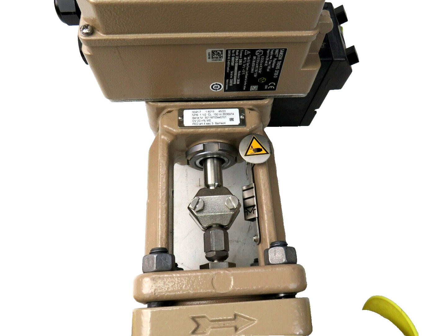 SAMSON 3241-7 CF8M + 3730-3 + 3277 175 V2 CM² + 3241 NPS: 1 1/2" CL150   New