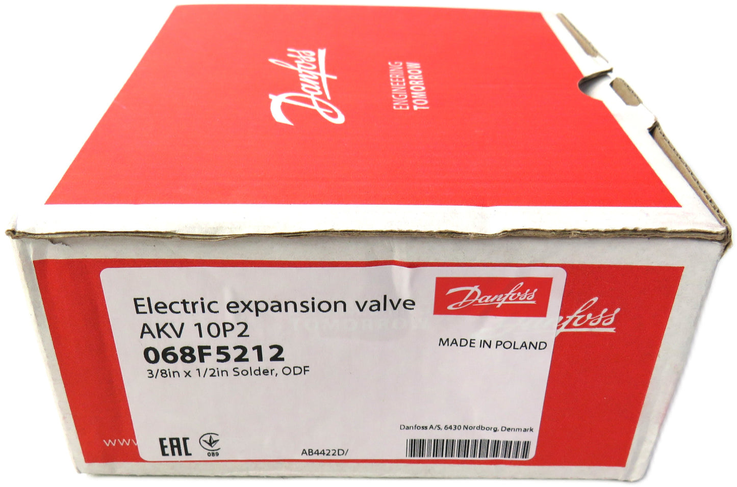DANFOSS 068F5212 electrIc expansion valve AKV 10P2 AKV10P2 New