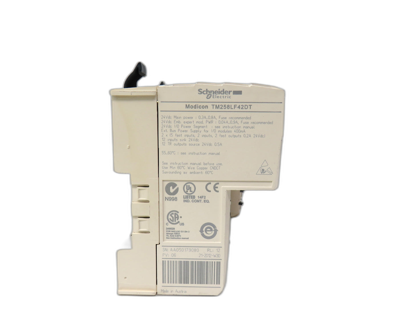 SCHNEIDER ELECTRIC  TM258LF42DT DM72F0 DM72F1 DI12DE DO12TE