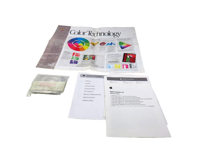 APPLE  COLOR STYLEWRITER 2500 SOFTWARE + POSTER     New