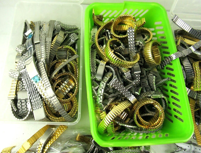 Huge hundreds Lot of watch wristbands stainless steel replacements New