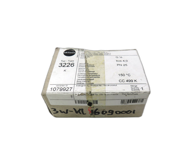 samson 3226 1079927 three way valve samson 3226 K    New