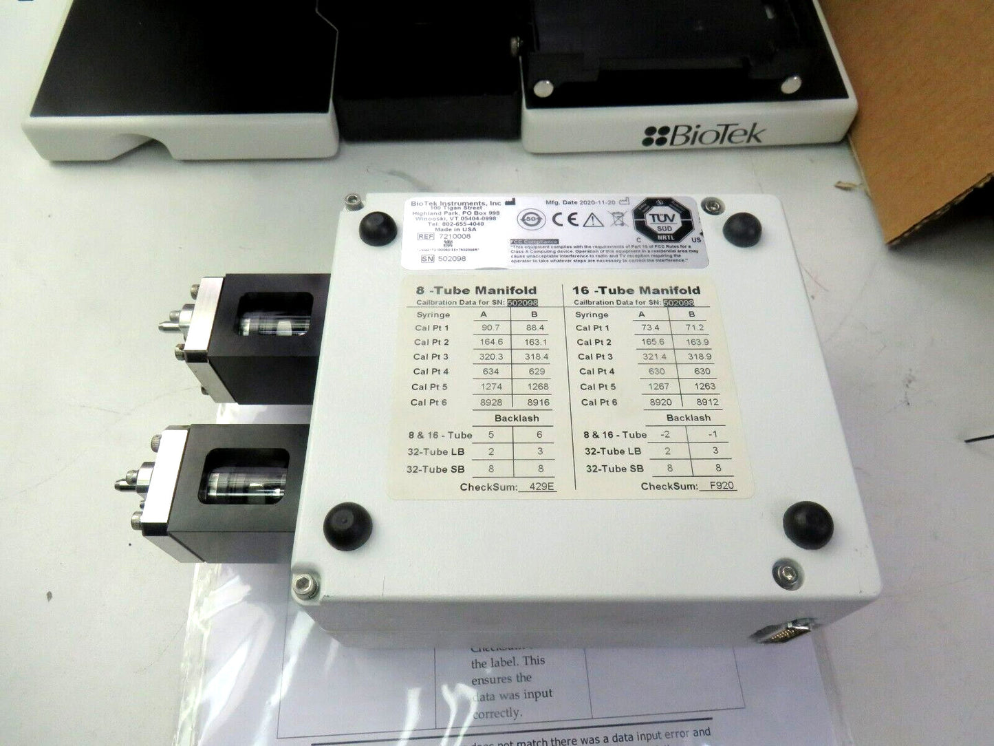 BIO-TEK BIOTEK MFXP1 MFXP MULTIFLO FX MULTI-MODE DISPENSER + 7210008 + 7210010