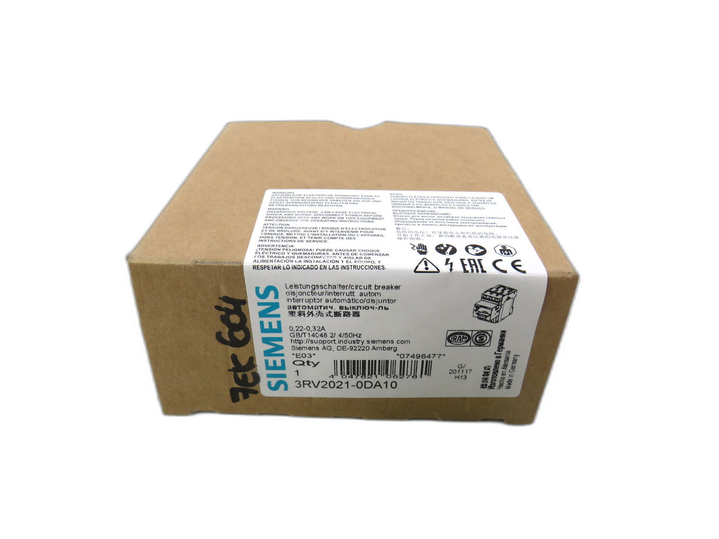 SIEMENS 3RV2021-0DA10    New
