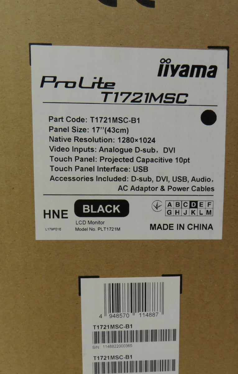 iiyama T1721MSC-B1 PRO-LITE prolite 17"  lcd New