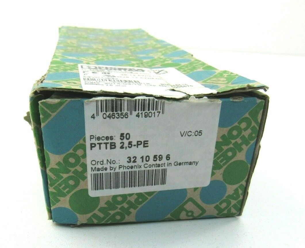 PHOENIX CONTACT 3210596 PTTB 2,5-PE Lot of 50 New