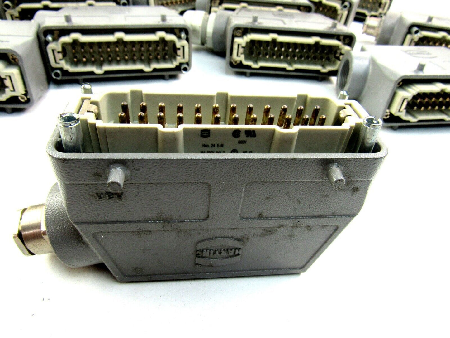 Harting Han 24 E-M connector male  Lot of 20