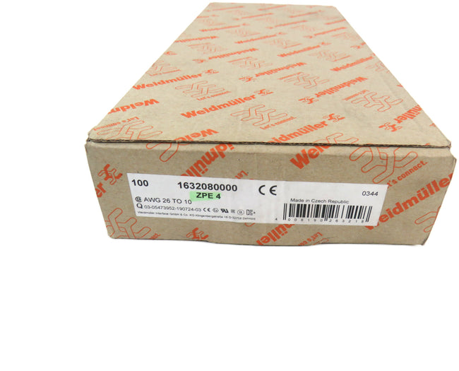 WEIDMULLER  ZPE 4 1632080000  Lot of 143 New