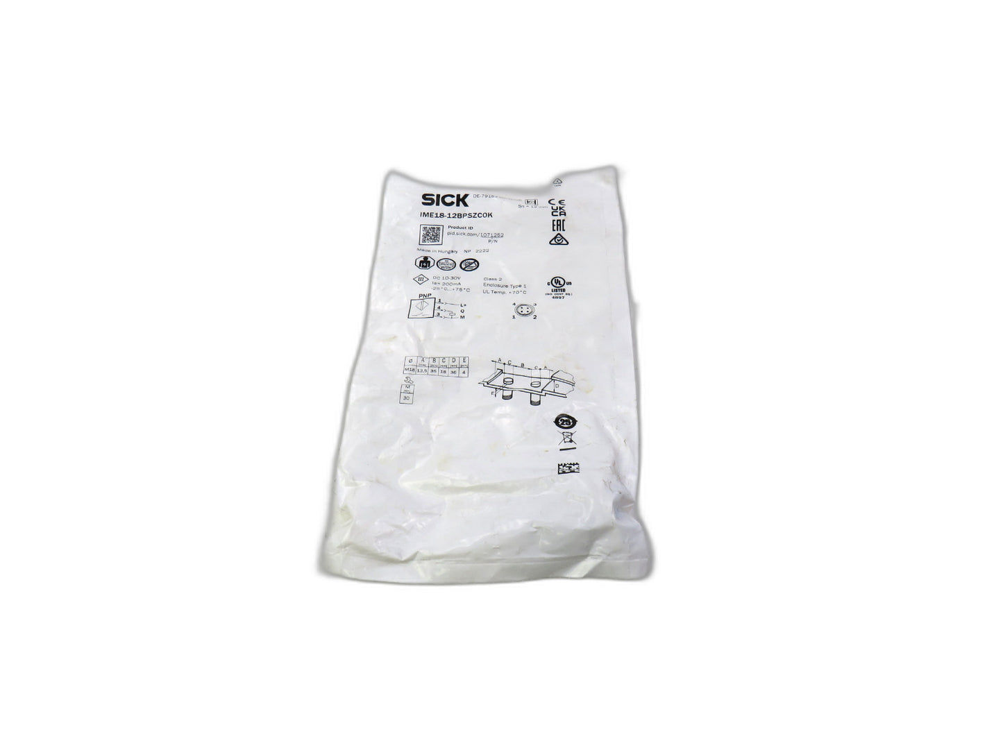 SICK  IME18-12BPSZC0K 107252   New