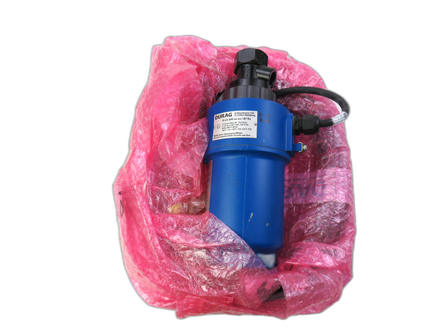 DURAG  D-LX200-xx-xx  and cbl-v1c-p cable   New