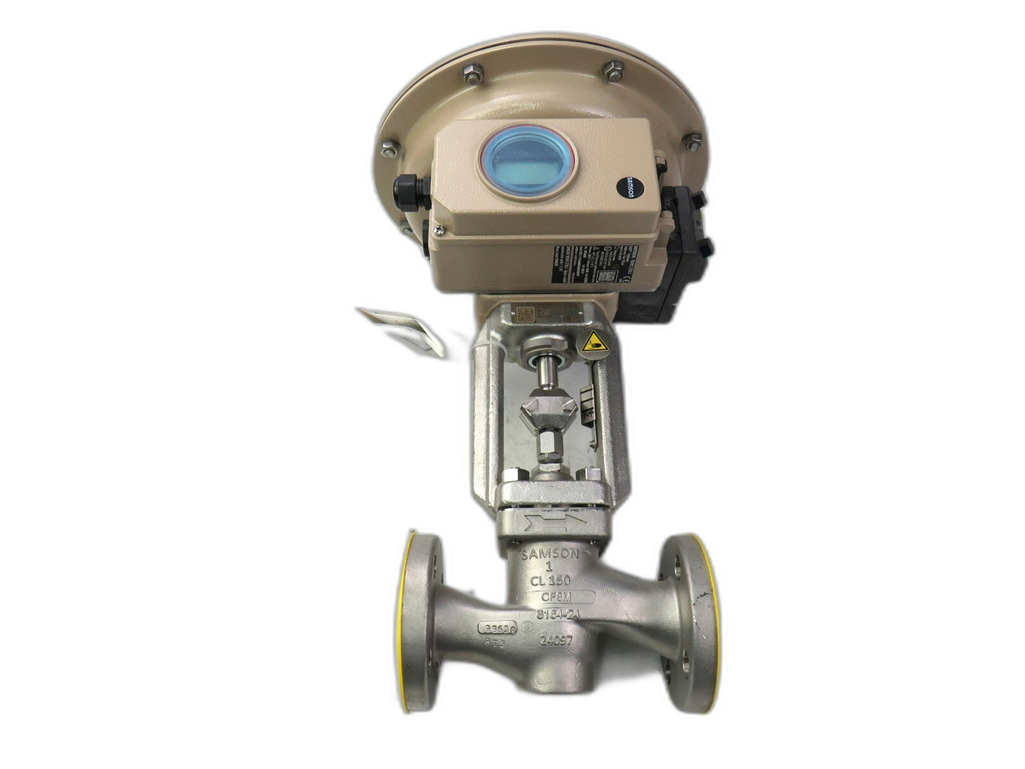 SAMSON 3241-7 CF8M + 3730-3 + 3277 350 CM² + 3241 Pneumatic Actuator    New