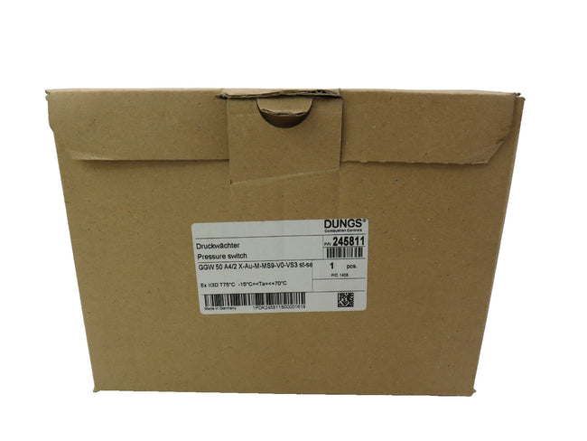 DUNGS  GGW 50 A4/2 X-Au-M-MS9-V0-VS3 245811  ggw 500 a4/2 ag-g3-ms9-v0-vs3  New