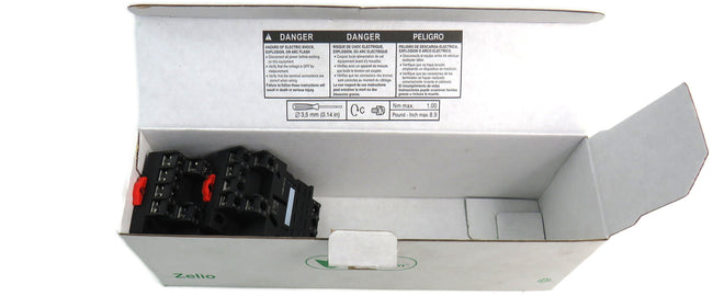 SCHNEIDER RPZF4 Socket Relay 16A   Lot of 2 New