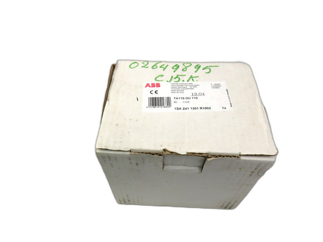 ABB TA110DU-110 TA110DU-110-V1000 1SAZ411301R1002   New