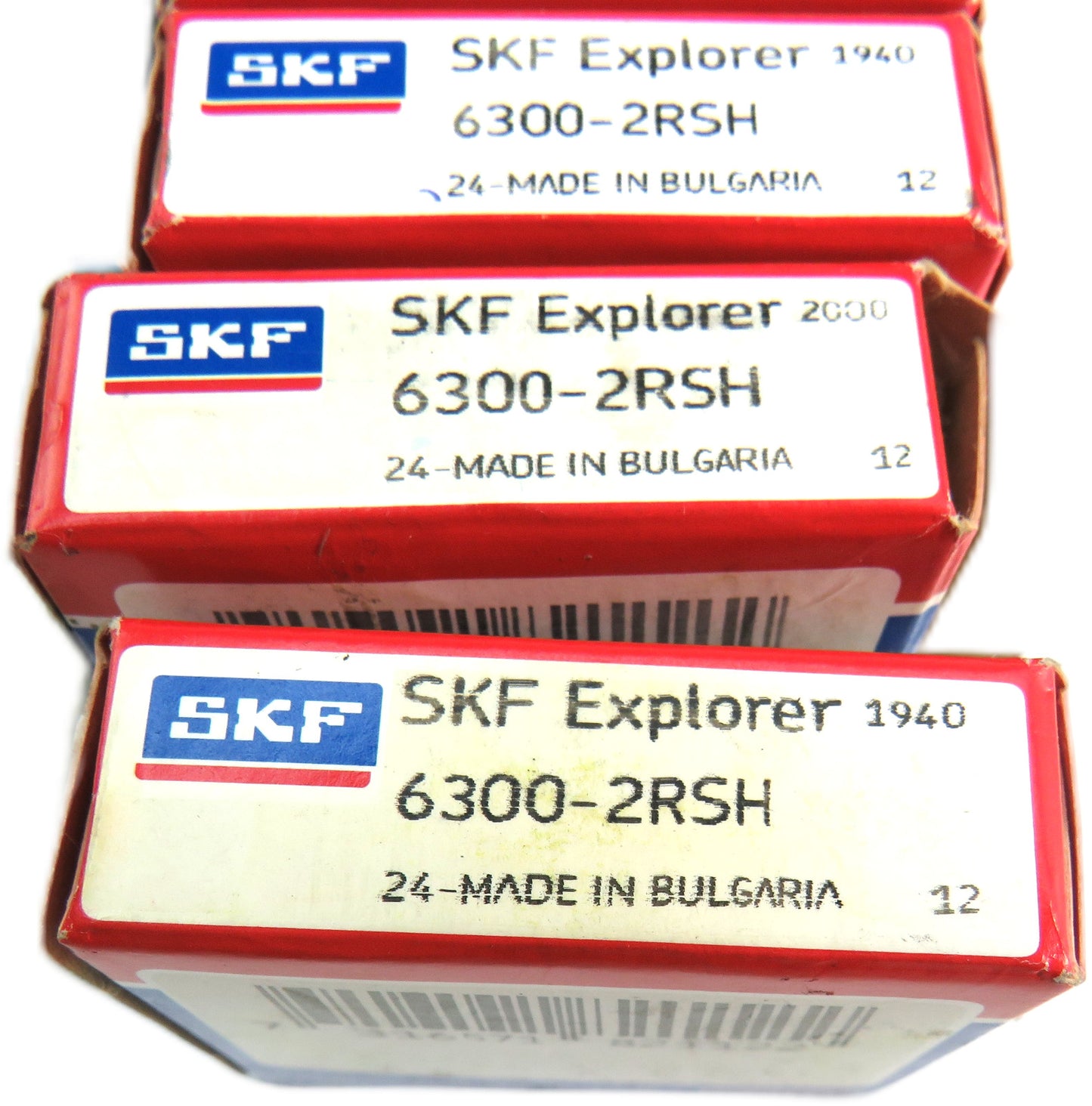 SKF  6300-2RSH 12PCS + 6300-2RS1 2PCS + MTK 6300 2RS BEARING   Lot of 16 New