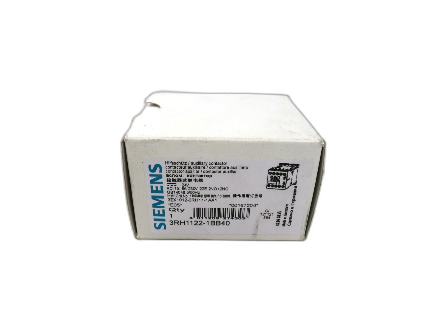 SIEMENS 3RT1122-1BB40    New