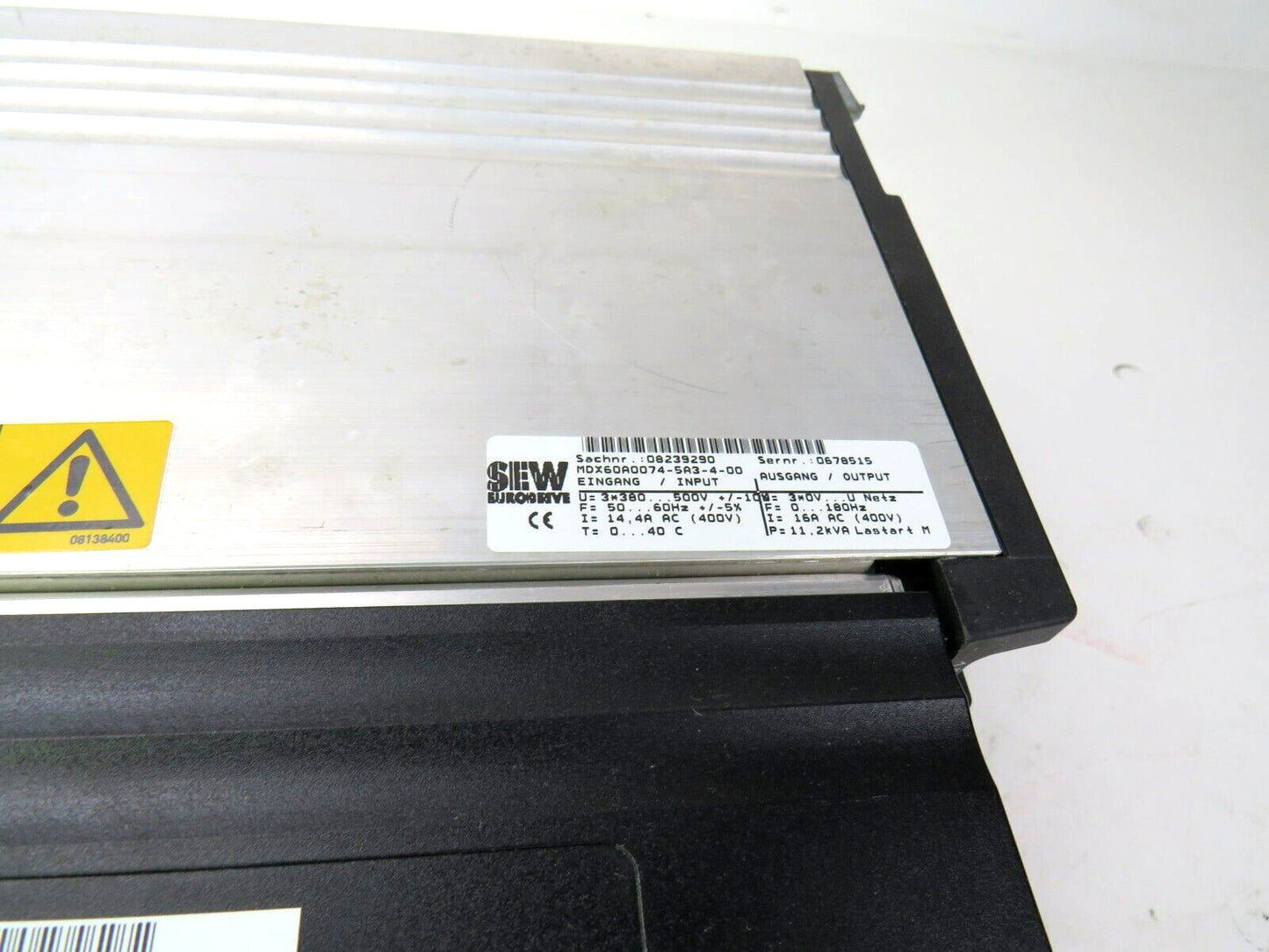 SEW EURODRIVE  MDX60A0074-5A3-4-00 MDX61B0075-5A3-4-0T 08239290 08279802