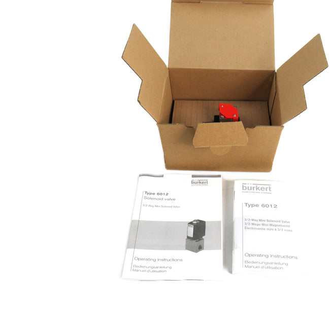 BURKERT 6012 SOLENOID VALVE 00134183 134 183 C 1,2 FKM VA FLNSCH New