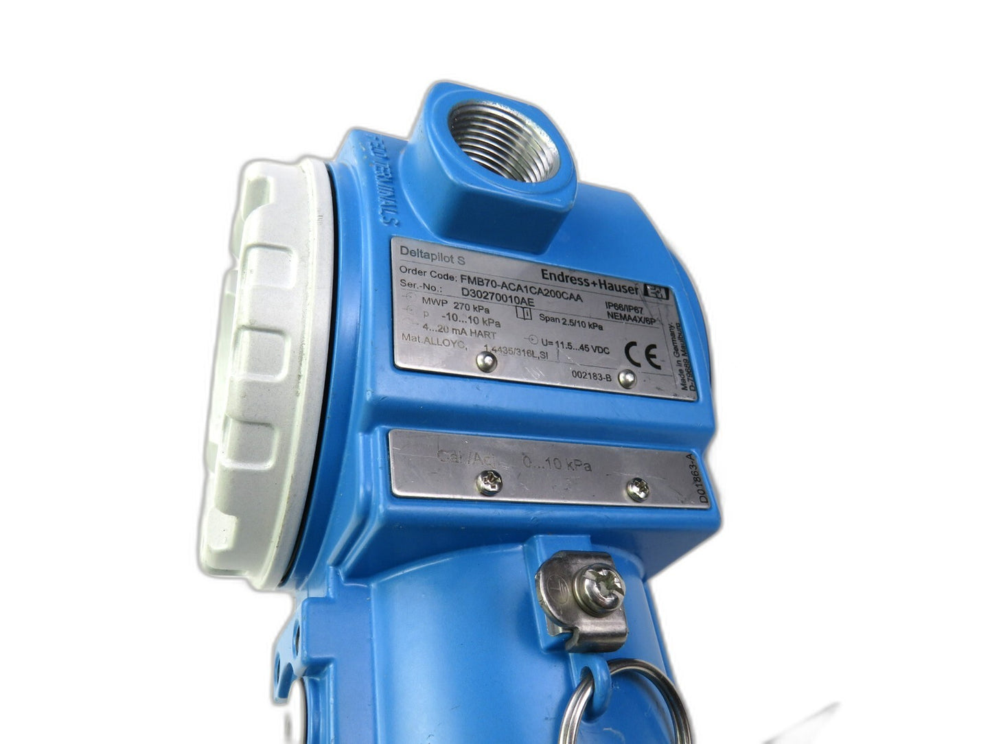 Endress Hauser FMB70-ACA1CA200CAA DELTAPILOT S + HART 71026358    New