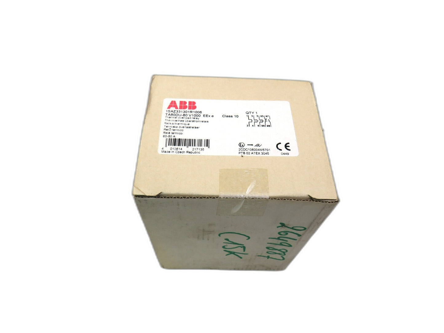 ABB TA80DU-80-V1000 Thermal Overload Relay 1SAZ331301R1006