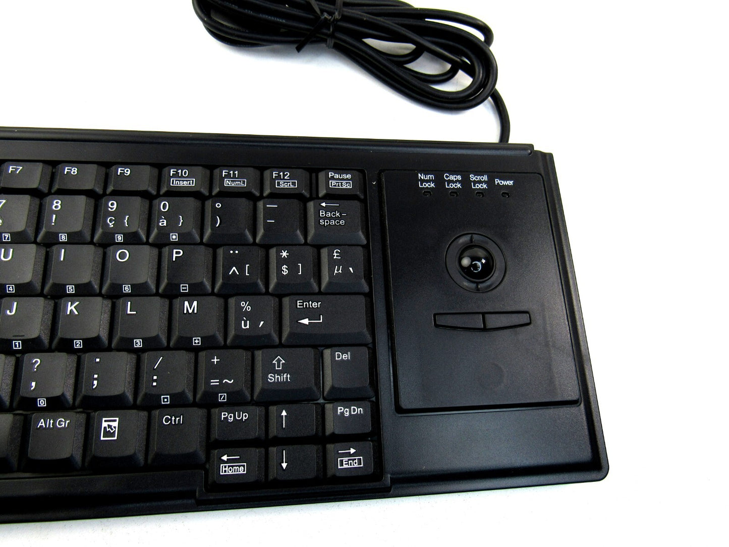 Active Key High quality Mini desk Trackball AZERTY keyboard   New