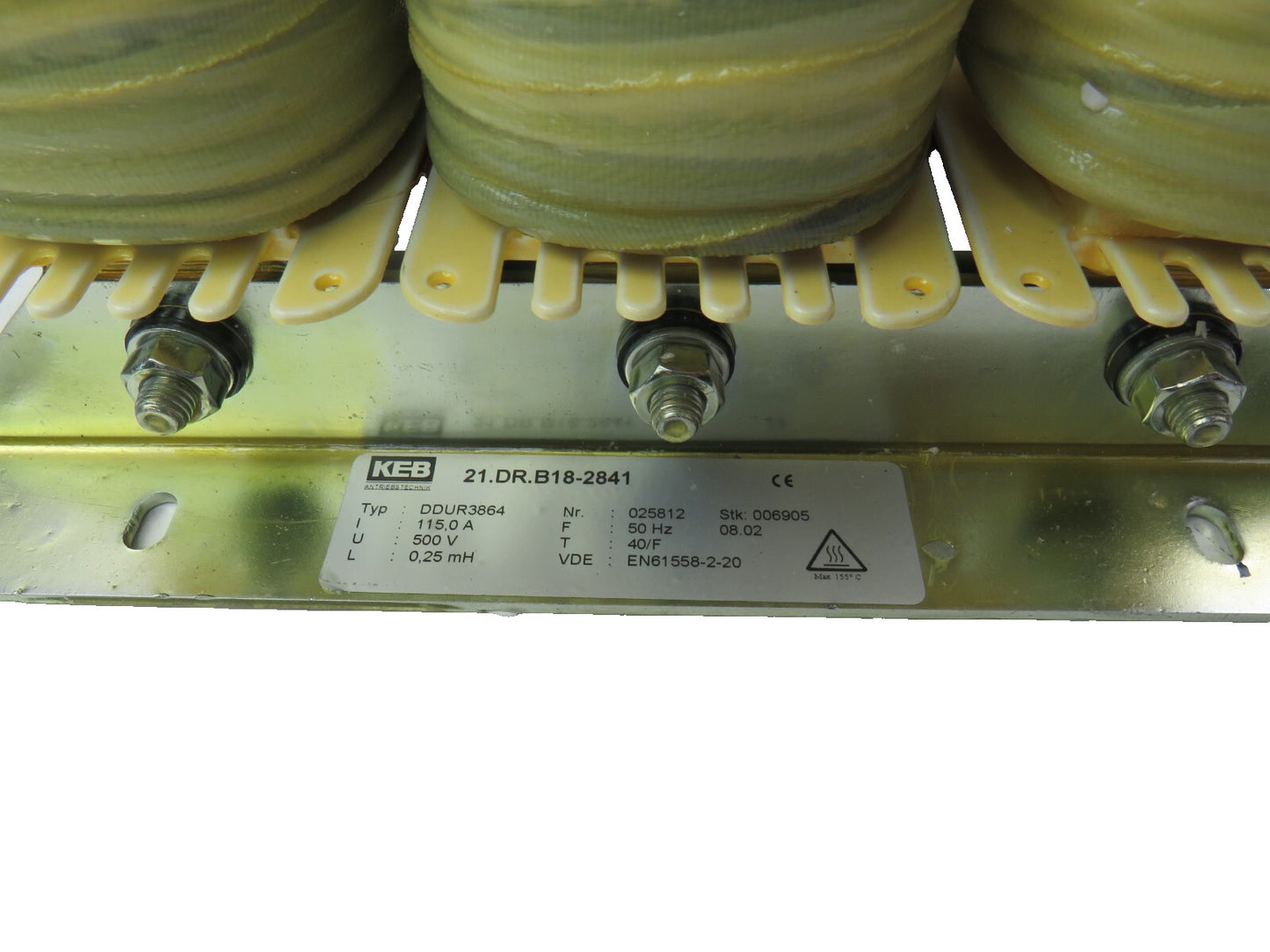 KEB phoenix contact 21.DR.B18-2841 line reactor lff    New
