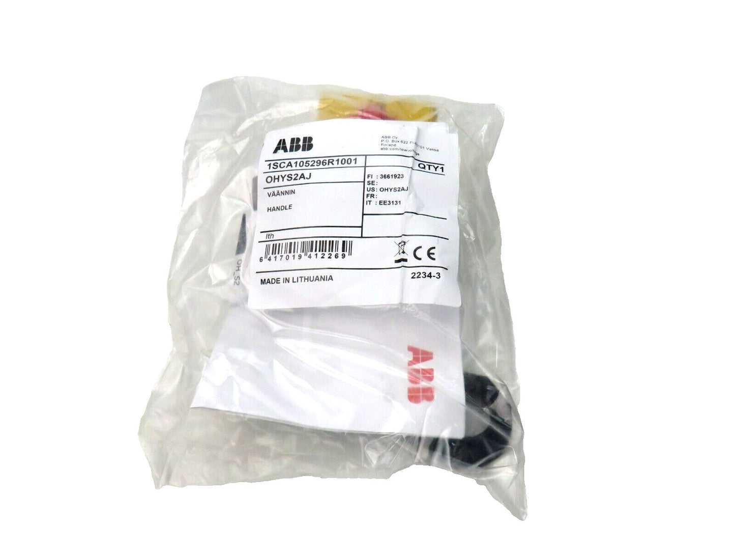 ABB 1SCA105296R1001 OHYS2AJ SELECTOR HANDLE    New