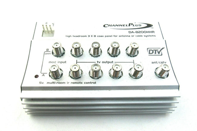 CHANNEL PLUS DA-8200HHR HIGH HEADROOM 3 X 8 COAX PANEL DTV MULTI ROOM New
