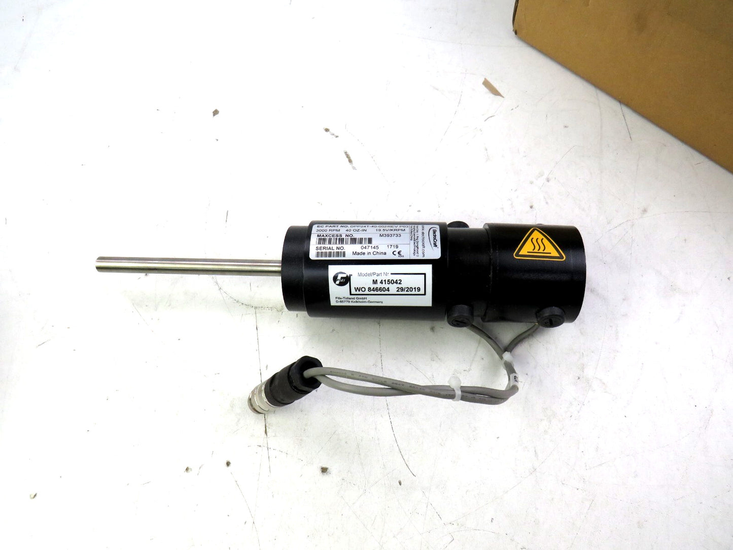 MAXCESS FIFE DPP24T-40-002 REV P03 ELECTROCRAFT M415042   New