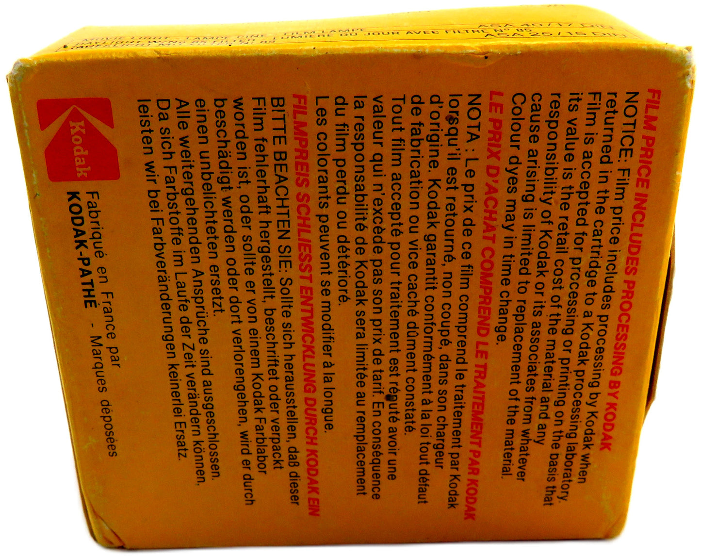 Kodak  KMA 464 P Kodachrome 40 Super 8 Movie Film expired     New