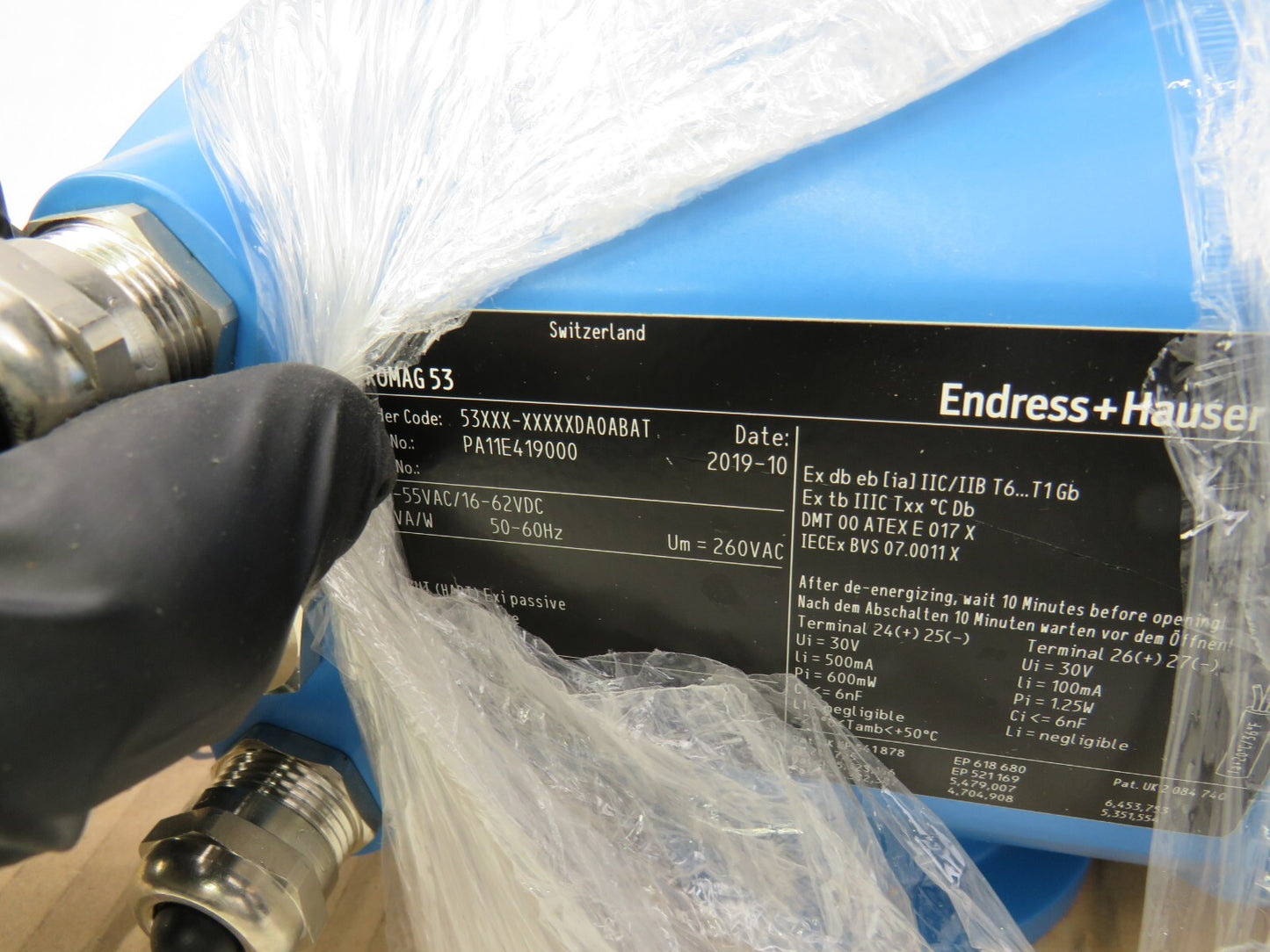 ENDRESS HAUSER Promag 53 Flowmeter pa11e419000    New