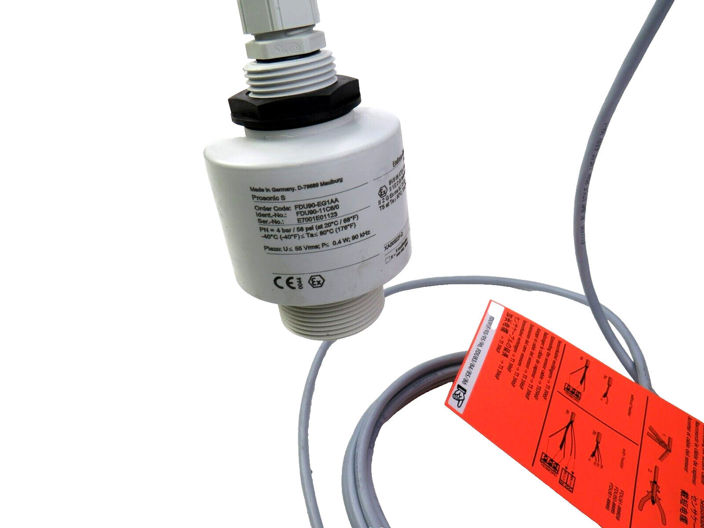 ENDRESS HAUSER FDU90-EG1AA PROSONIC S   New