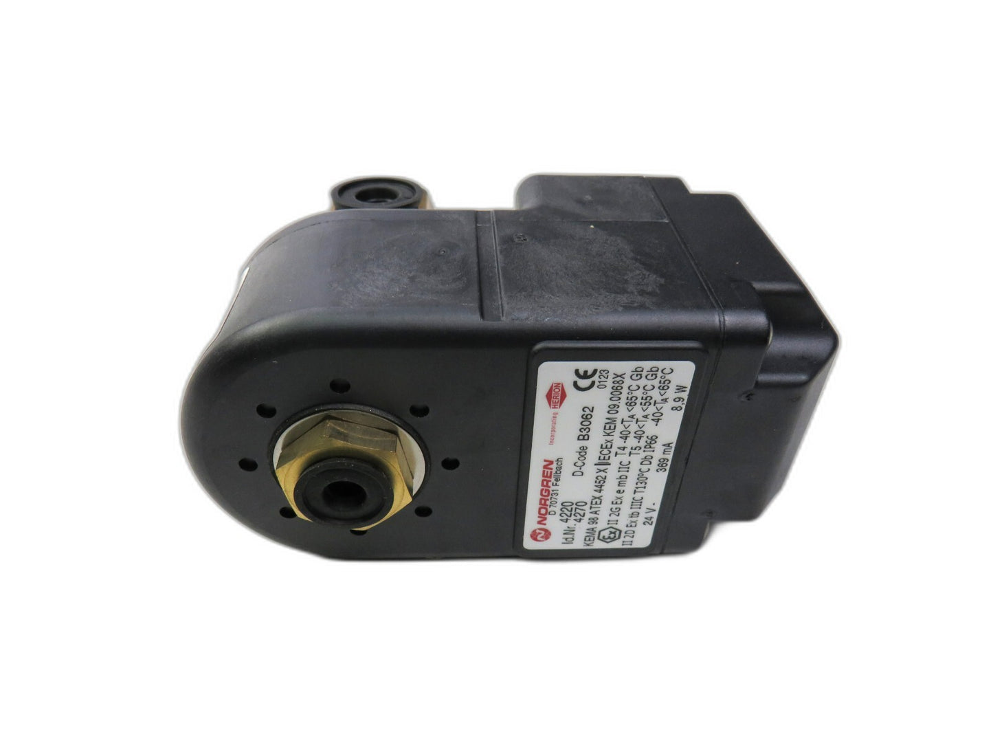 GEMU 8303 2M 112 21 24 SOLENOID VALVE = NORGREN 4220 4270 COIL + 9600210    New