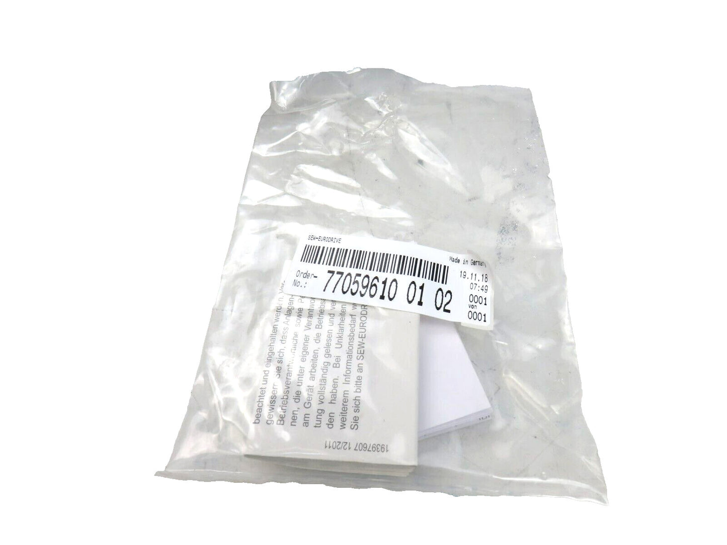 SEW EURODRIVE Servomotor with Gearbox    New