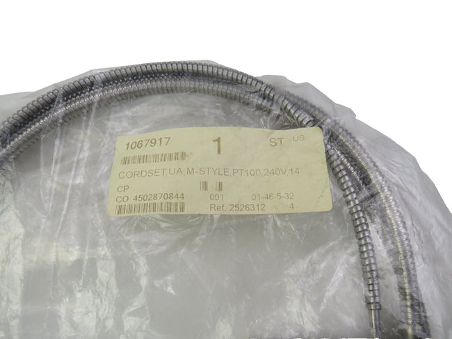 NORDSON  1067917 CORDSET UA M-STYLE PT100  240V 1400W   New