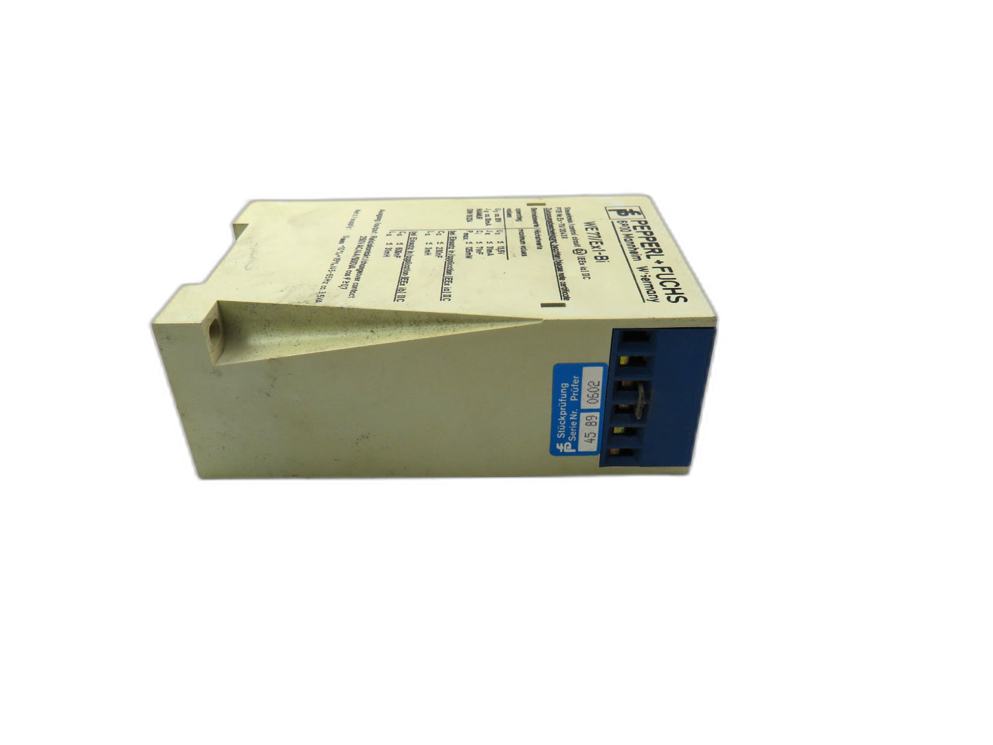 PEPPERL+FUCHS WE77/EX1-BI    New