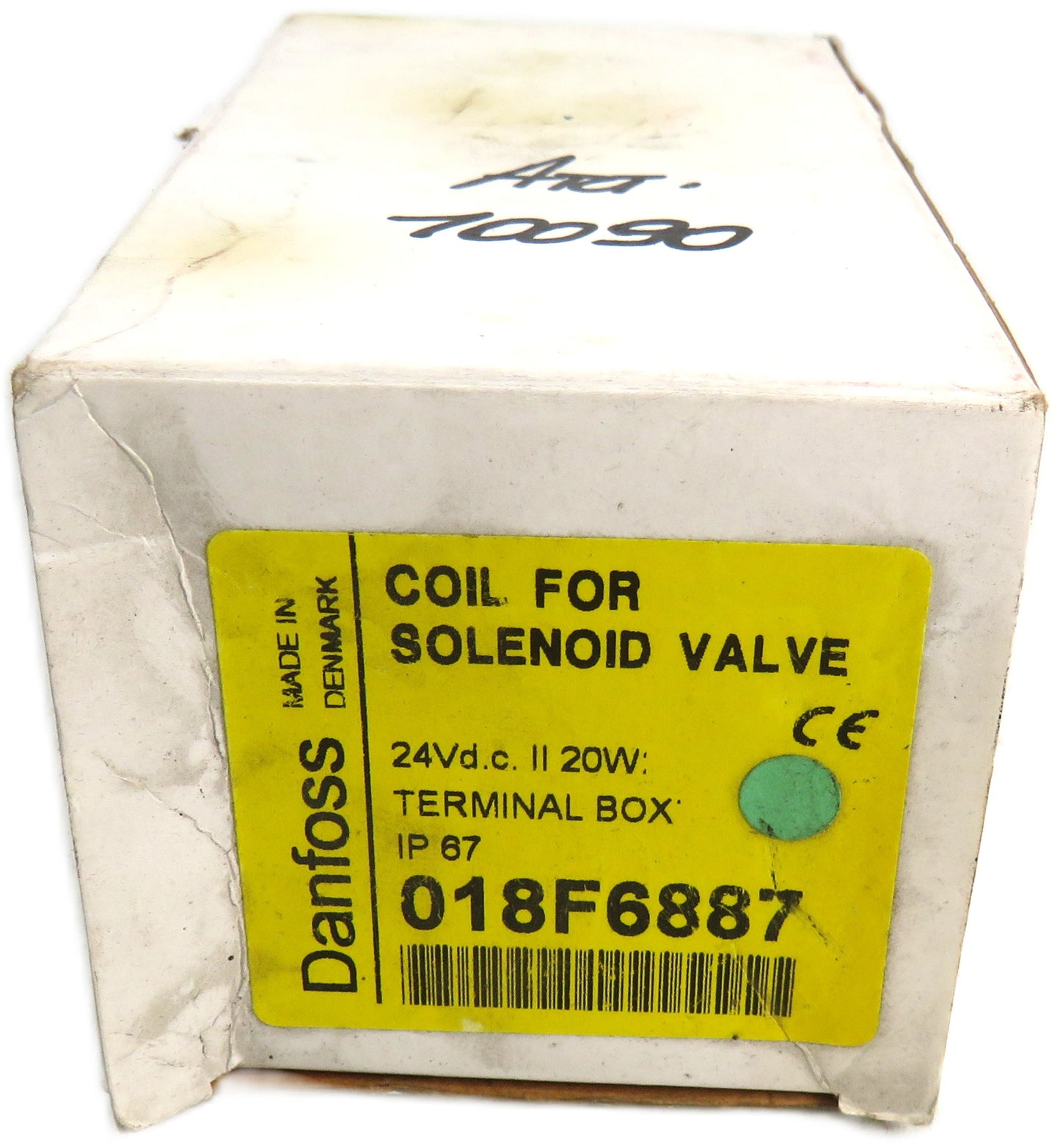 Danfoss 018F6887 solenoid Valve coil 24V     New